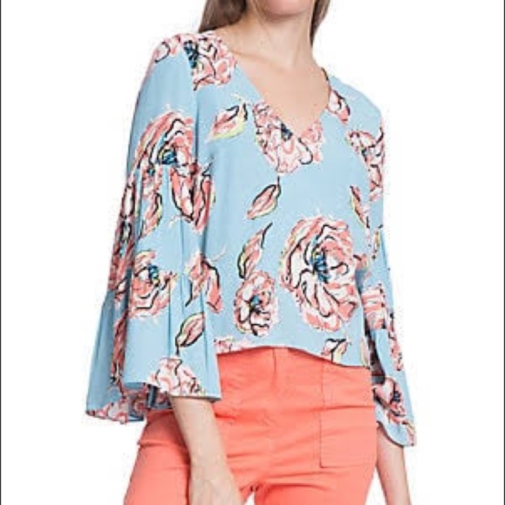Tracy Reese flounce sleeve top